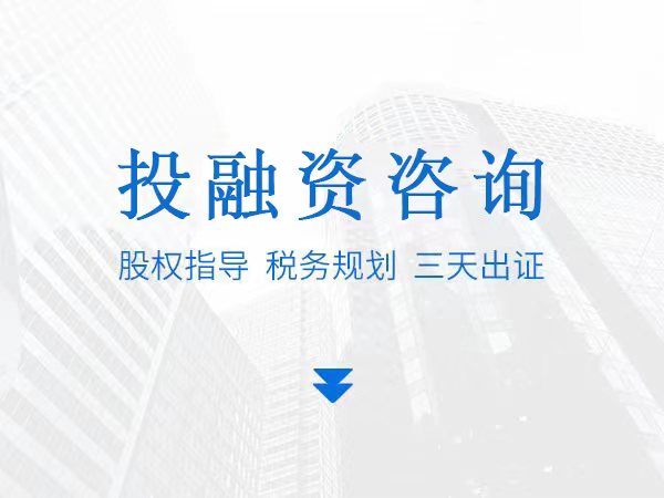 投融資咨詢(xún)